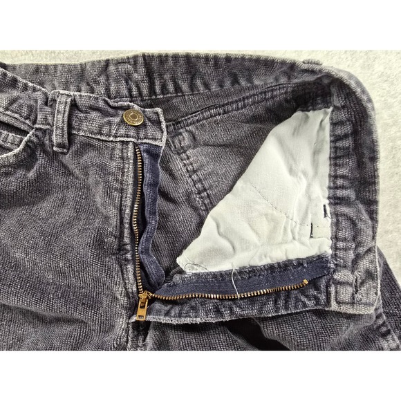 Vintage 70s Road Runner Corduroy High Rise Pants Women Size 27x33  Flare Leg - Picture 9 of 16